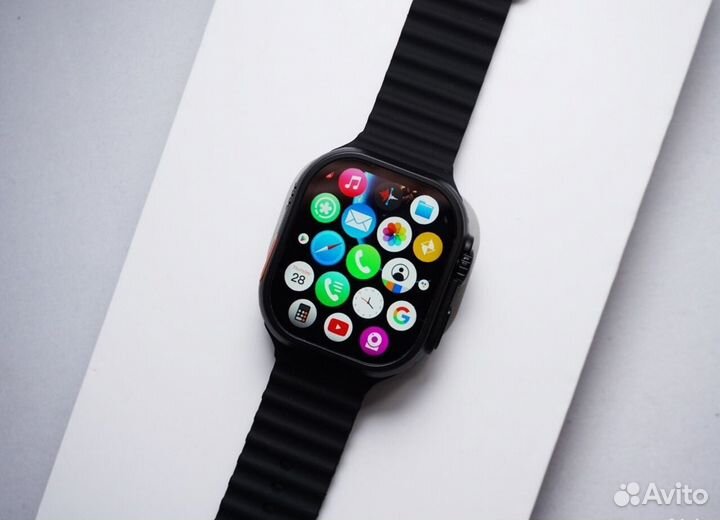 Apple Watch 9 ultra+ (Android,WiFi,Фотоальбом,Sim)