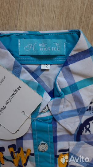 Рубашка для мальчика 80
