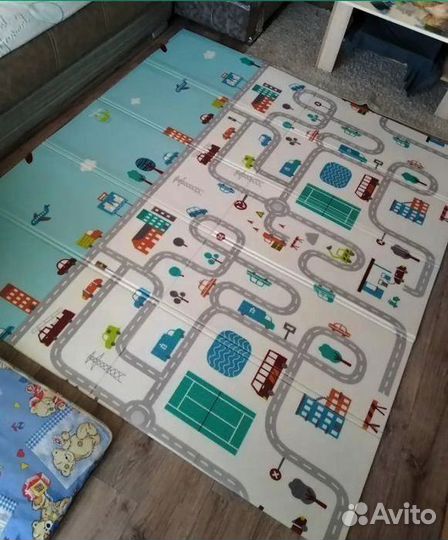 Детский коврик для ползания новый