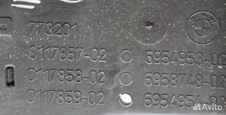 Задний дефлектор салонный BMW X5 E70