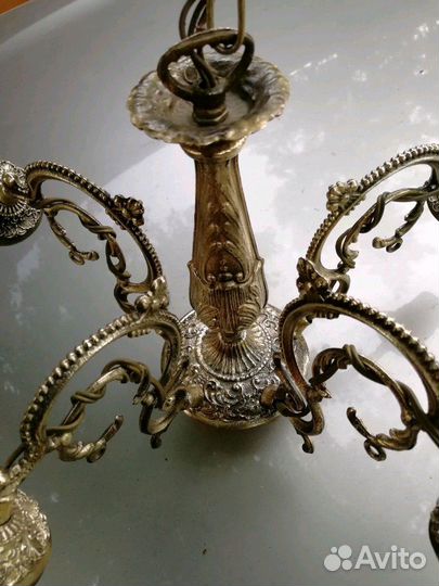 Люстра винтажная Бронзовая