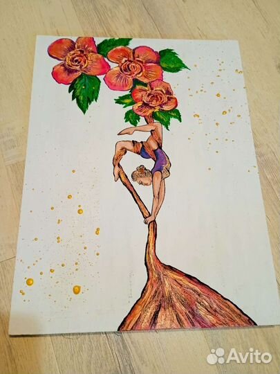 Интерьерная картина текстурная