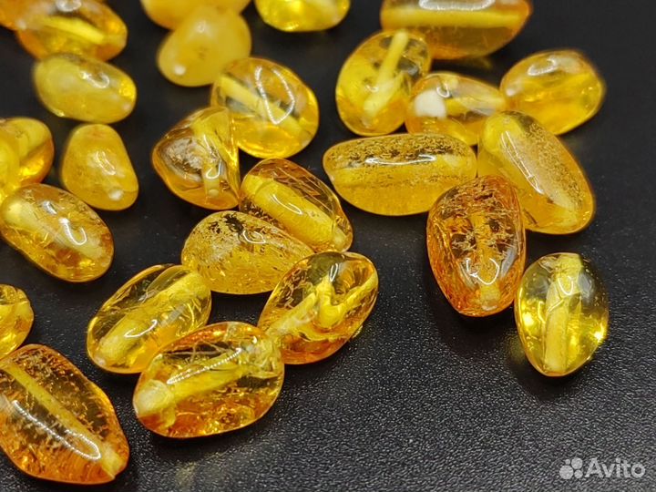 Янтарь натуральный бусины