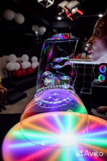 Шоу мыльных пузырей