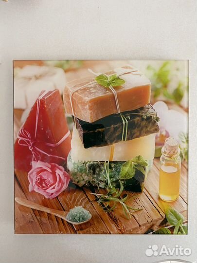 Картины стекло 30*30 3 шт, цена за все