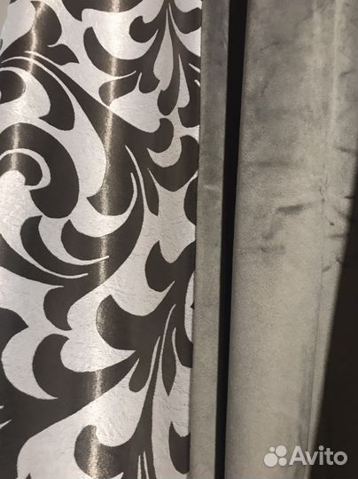 Комплект штор с тюлем