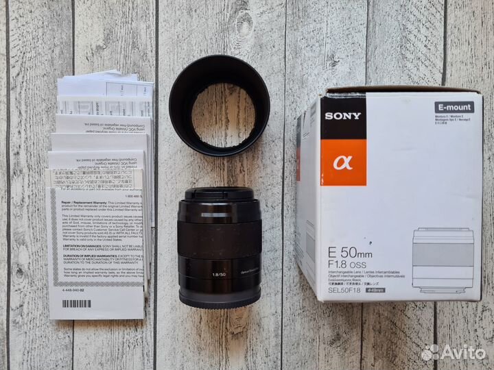 Объектив Sony 50MM F/1.8 OSS (SEL-50F18)