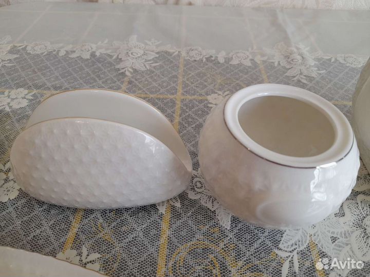 Чайный фарфоровый сервиз новый