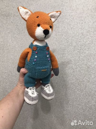 Вязаные игрушки Лиса