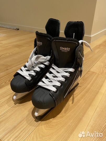 Коньки хоккейные Oxelo 39 размер 25см