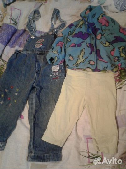 Пакет вещей на девочку 1-2г