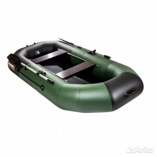 Лодка пвх Таймень NX 270 зеленый/черный