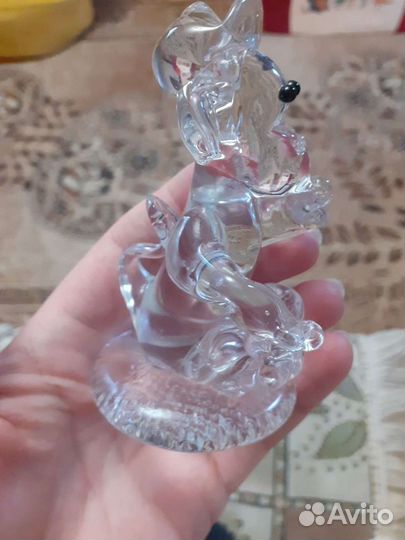 Обезьянка хрустальная