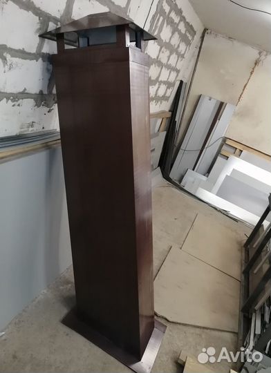 Кожух на трубу без рёбер жёсткости