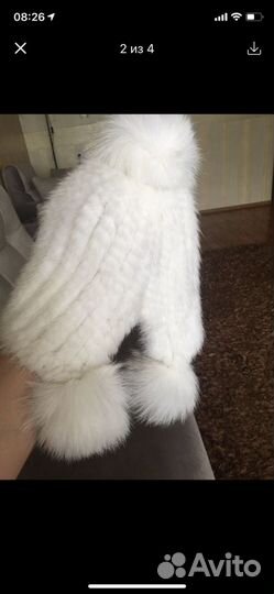 Шапка норковая