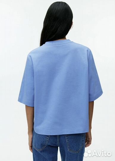 Arket укороченная футболка р. S, M