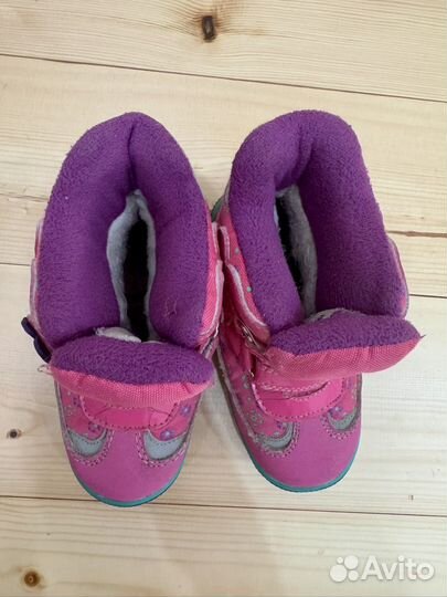 Ботинки зимние для девочки 25 размер