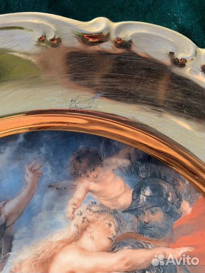 Большая Фарфоровая тарелка Bavaria Германия