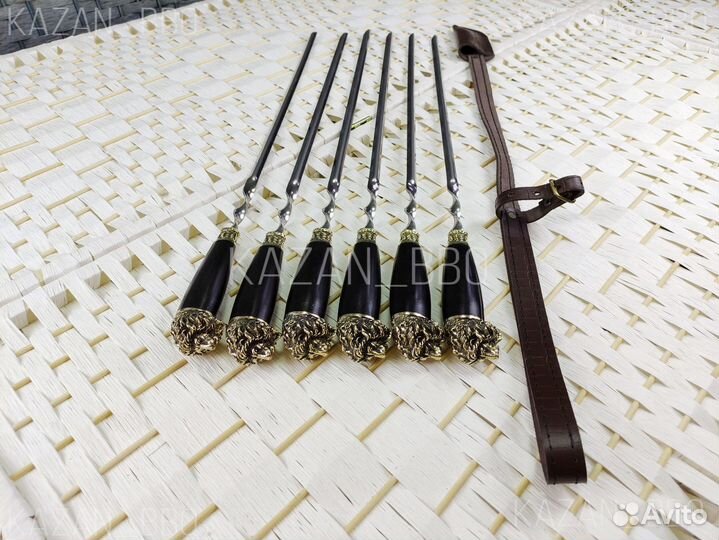 Шампуры подарочные с чехлом