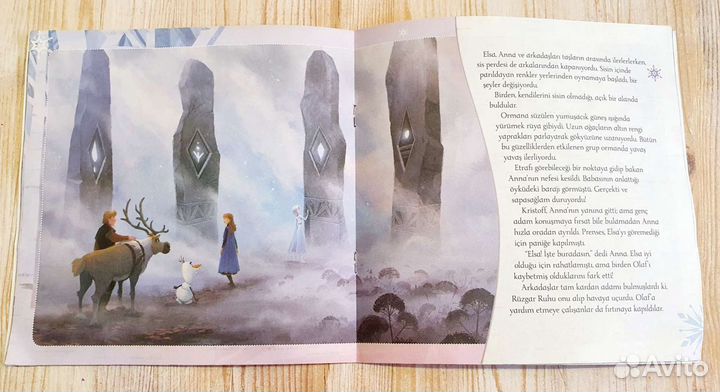 Книга Холодное сердце 2 на турецком языке