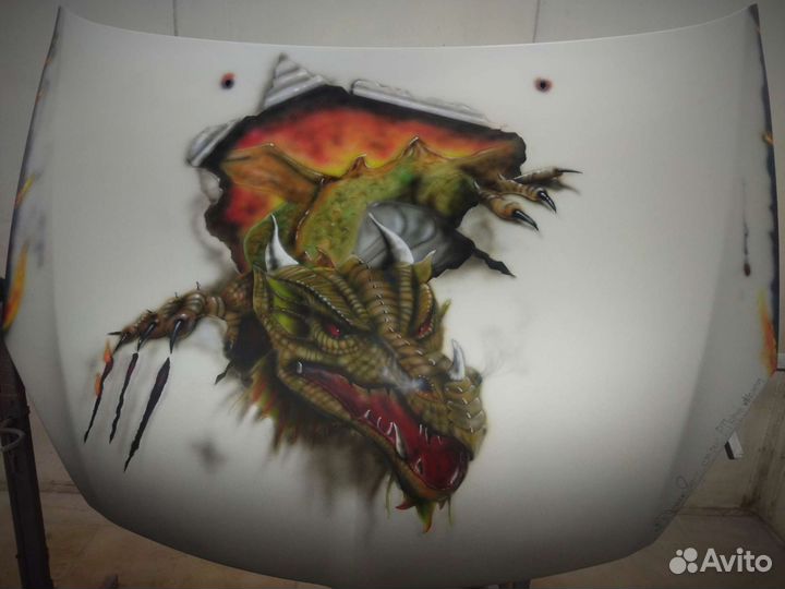 Аэрография покраска авто