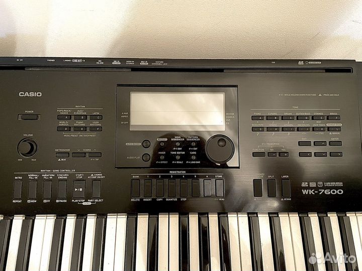 Синтезатор casio wk 7600