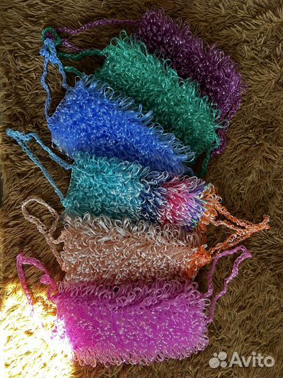 Мочалка ручной работы