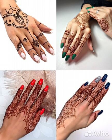 Мехенди / Временное тату / Хна / Джагуа / Роспись