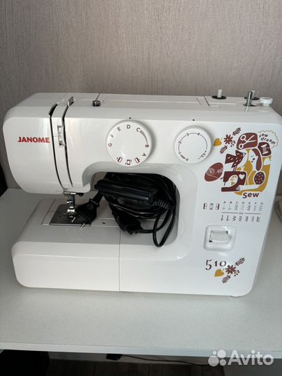 Швейная машина janome 510