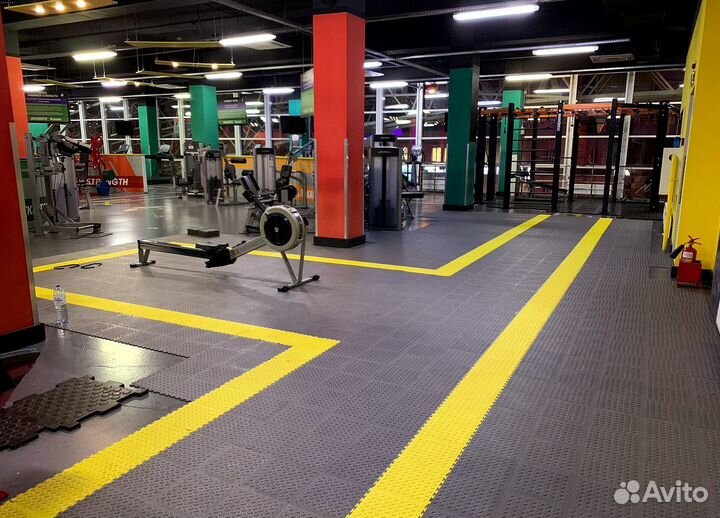 Модульная плитка пвх для магазина