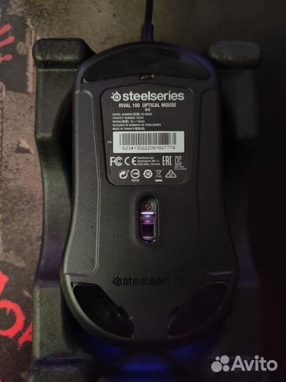 Мышь игровая проводная SteelSeries Rival 100