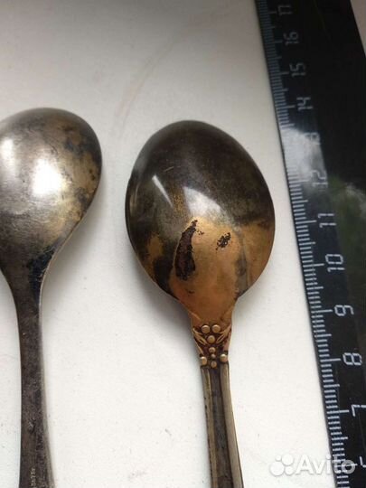 Ложки чайные мельхиор