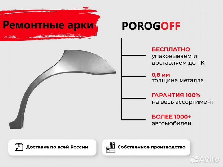 Ремонтная арка Daewoo Nexia