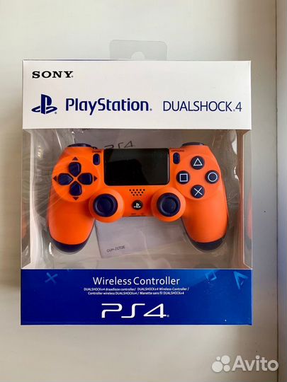 Джойстик PS4 Геймпад PS4 dualshock оранжевый