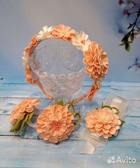 Ободок на выпускной. Украшение для волос