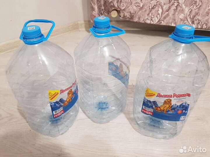 Бутылка для воды 5 литров