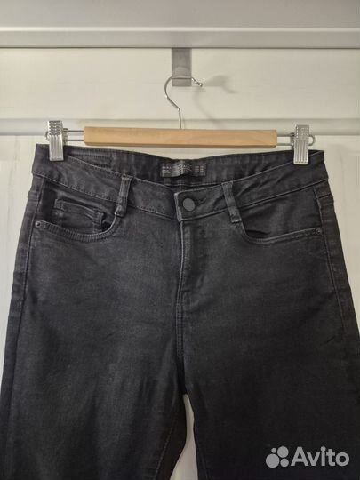 Джинсы zara клеш Euro 38 (S) серый