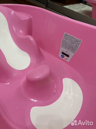 Анатомическая ванночка для купания baby ok