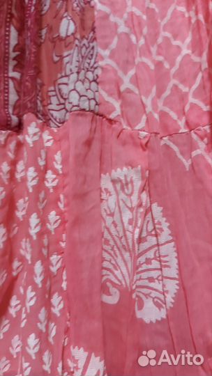 Юбка муслим, пэчворк, макси