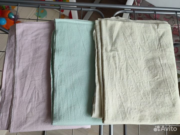 Пеленки детские муслин и фланель