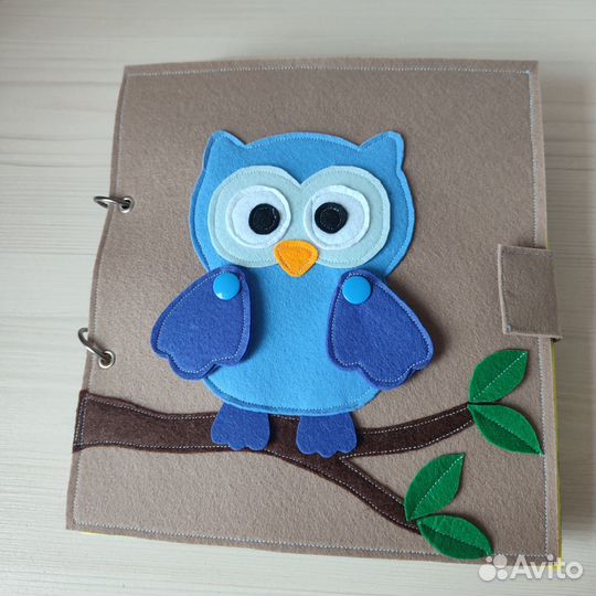 Развивающая книжка из фетра