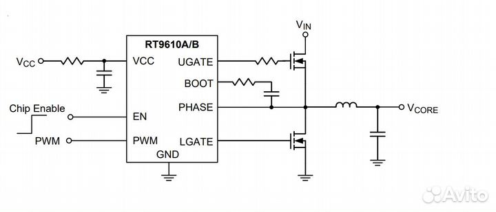 Микросхема RT9610azqw