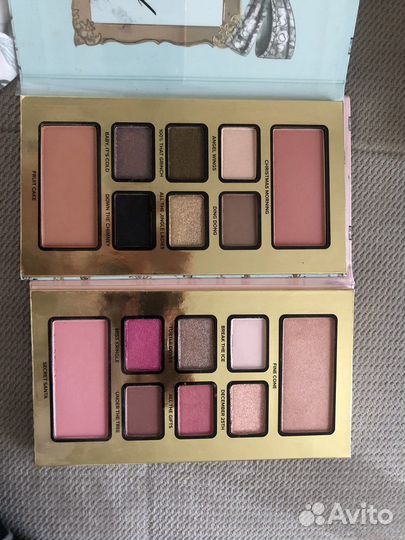 Палетки теней лимитированной коллекции Too faced