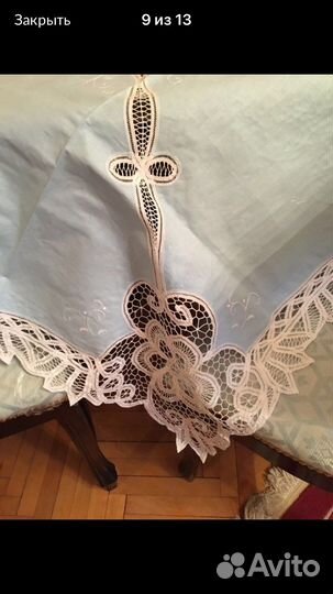 Скатерть Баттенбергское кружево +12 салфеток