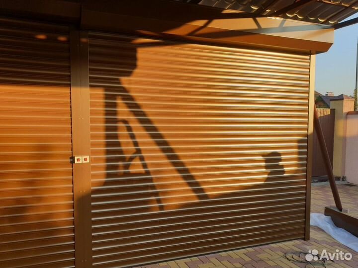 Ворота гаражные рулонные со сборкой до 48 ч
