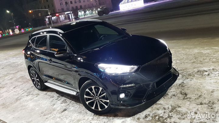 Тюнинг передний бампер Хендай Туксон / Туссан