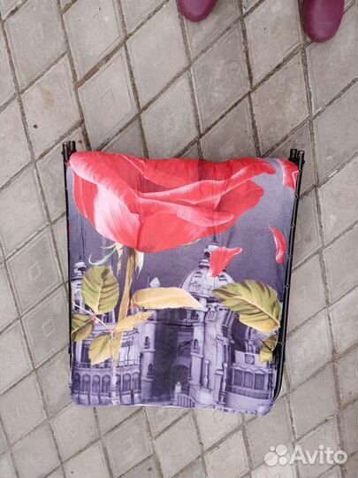 Раскладушка с матрасом бу