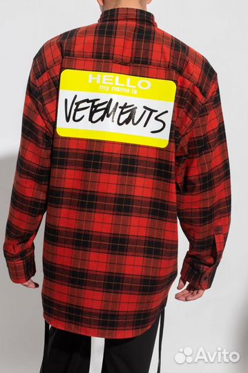 Рубашка оверсайз Vetements