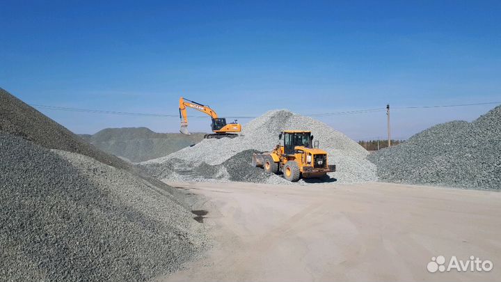 Щебень, пгс