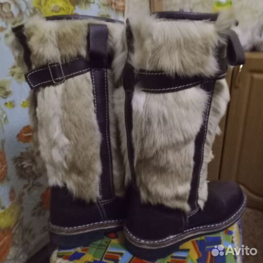 Сапоги унты женские зимние